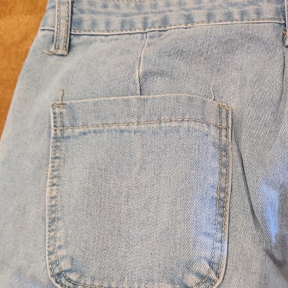 Light Blue Denim Jogger Pants - Picture 8 of 12